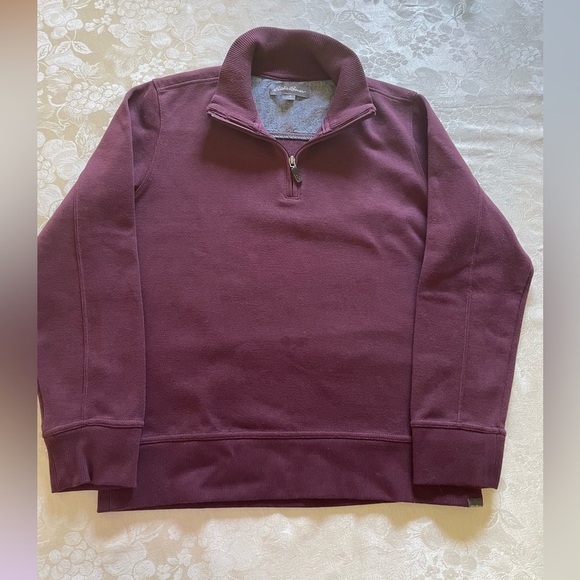 Eddie Bauer Quarter Zip Sweater - Picture 3 of 4